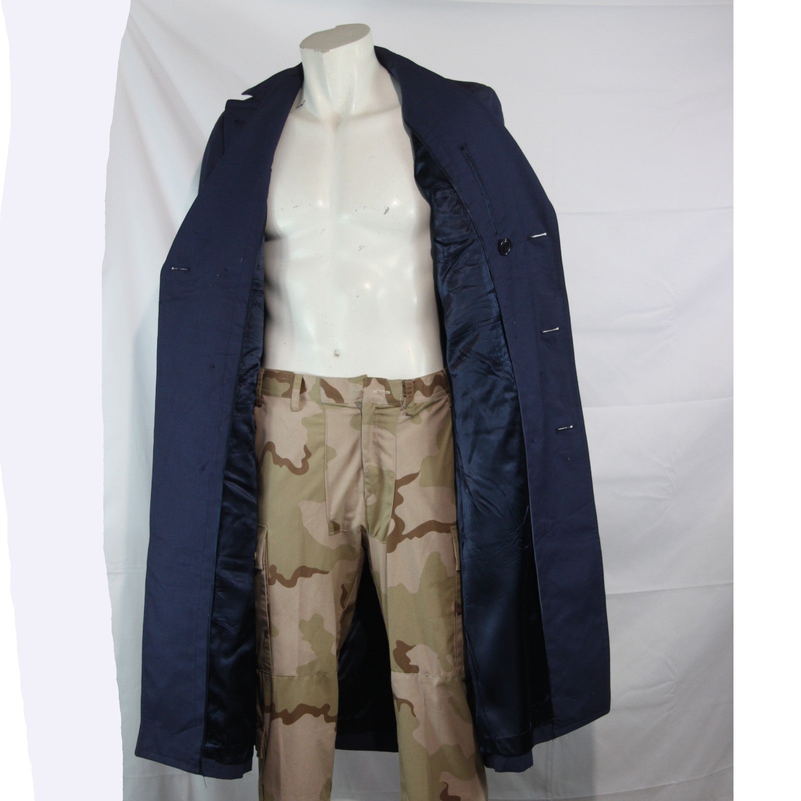 Genuine Surplus USAF Airmans Overcoat Airforce Blue 36-38"  (3798)