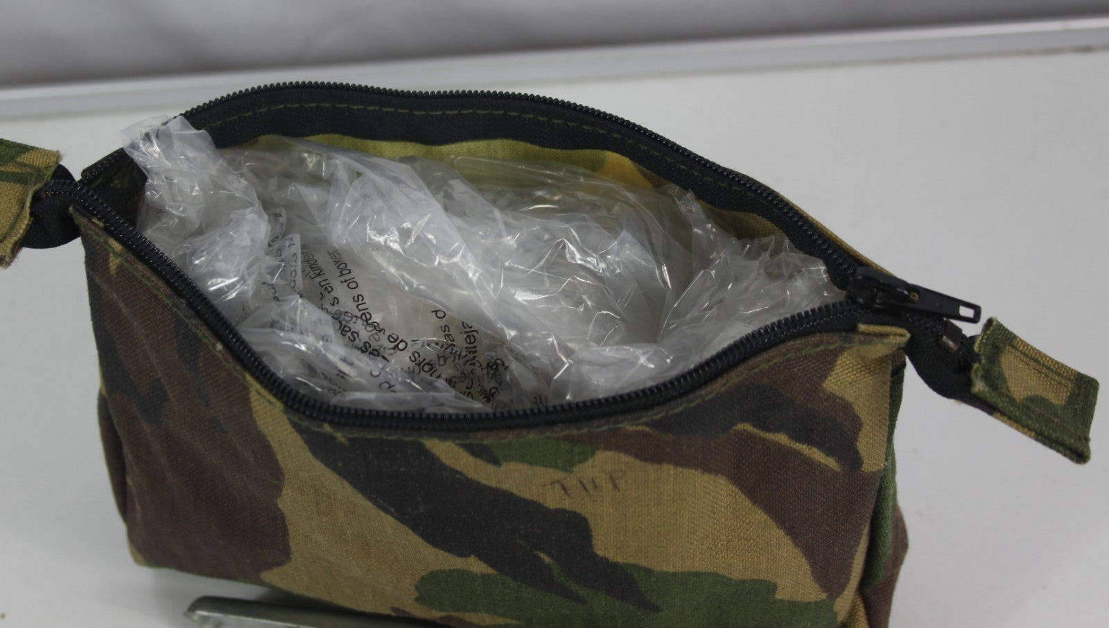 Genuine Surplus Dutch Army Toiletries Bag Wash Bag DPM Camo