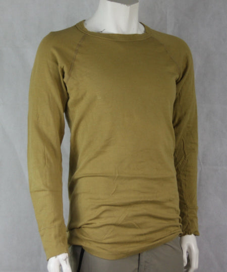 Genuine Surplus Dutch Army Thermal Koala Top Long Sleeve Vest Mustard G1