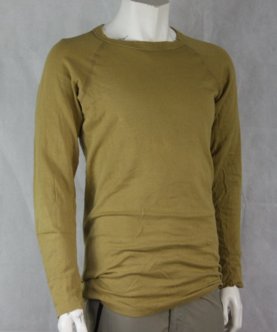 Genuine Surplus Dutch Army Thermal Koala Top Long Sleeve Vest Mustard G1