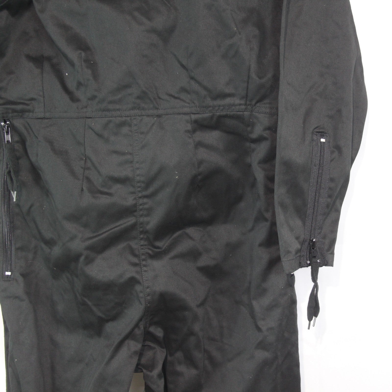 German Military Style Flight Suit Black Coverall Army Airforce 36" Chest (3999)