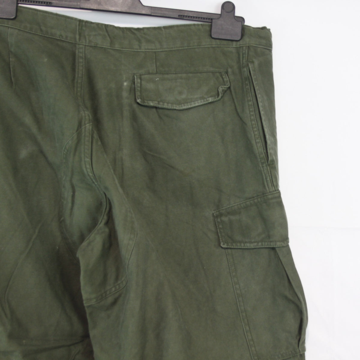 1980's Genuine Surplus Heavyweight Belgian Army Combat Trousers Repaired (3688)