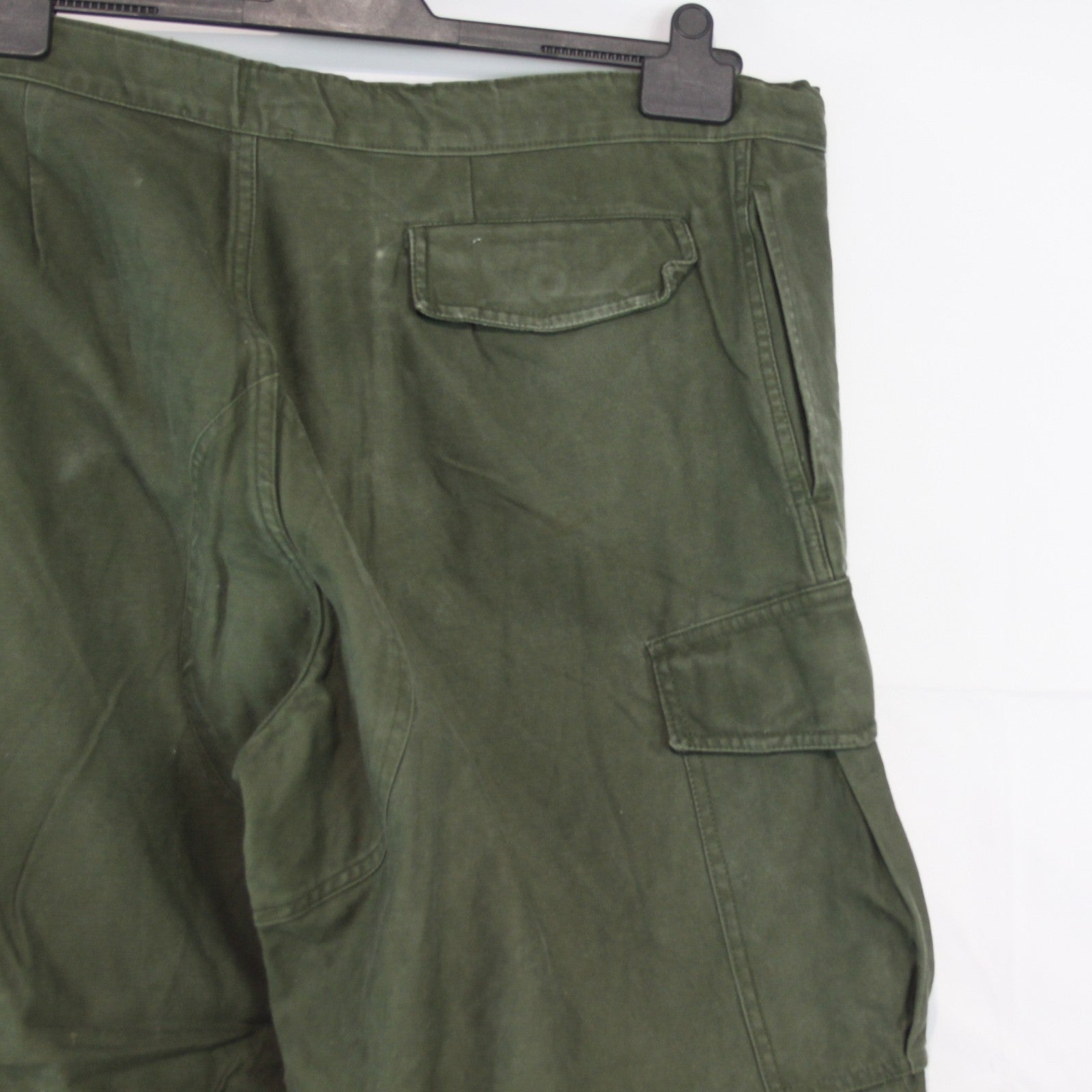 1980's Genuine Surplus Heavyweight Belgian Army Combat Trousers Repaired (3688)