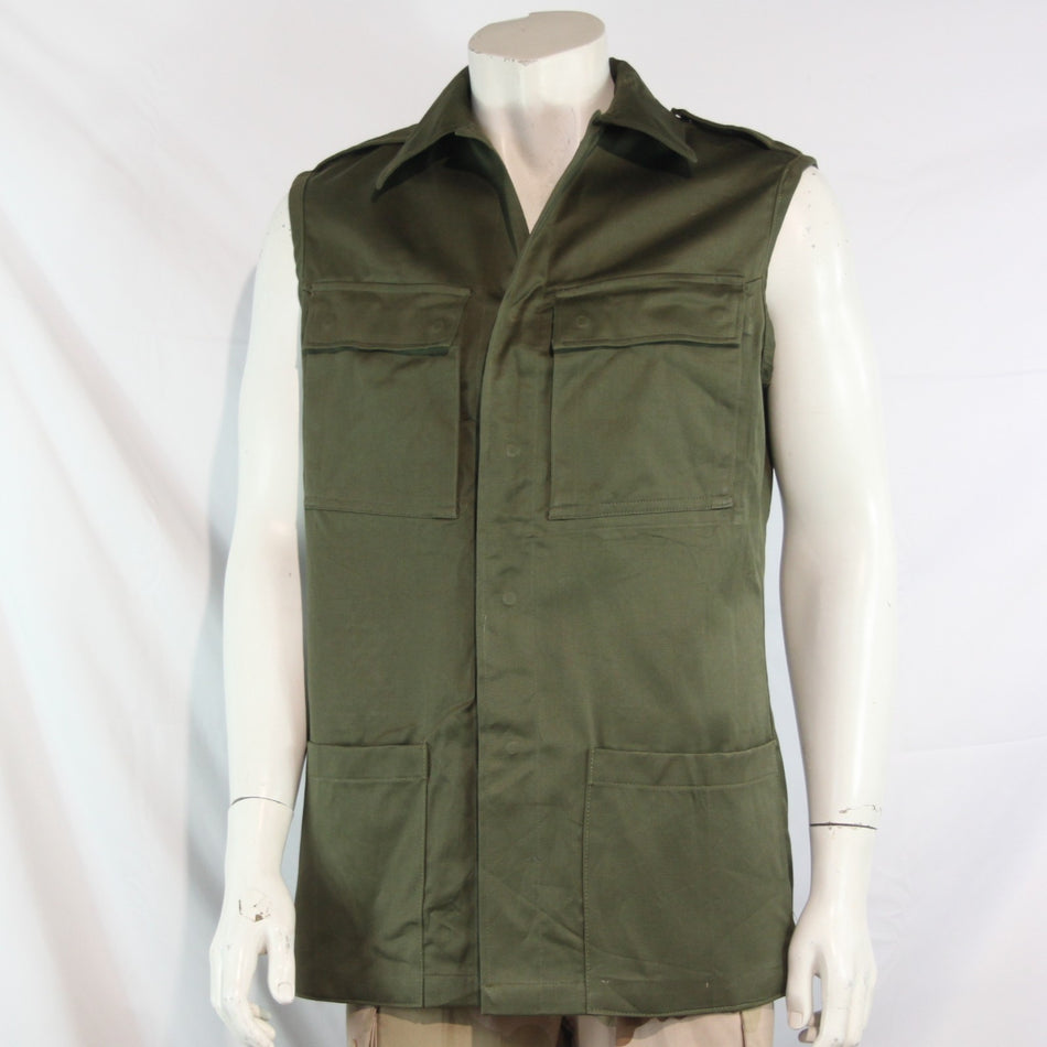 Genuine Surplus Dutch Jacket Converted to Gilet Sleeveless Canvas 34-36"  (4127