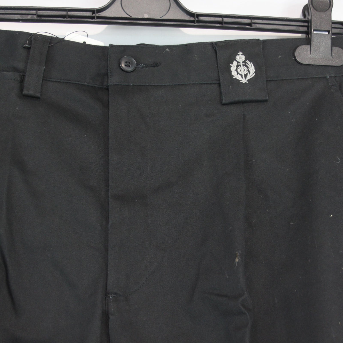 Genuine Surplus Spanish Prison Guards Trousers Combats Pants Black (3636)
