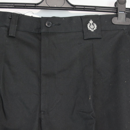 Genuine Surplus Spanish Prison Guards Trousers Combats Pants Black (3636)