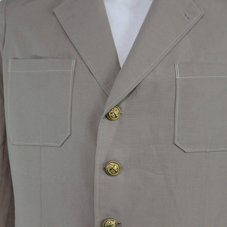Genuine Surplus French Naval Dress Jacket Sand Grade 2 40" Chest (3490)