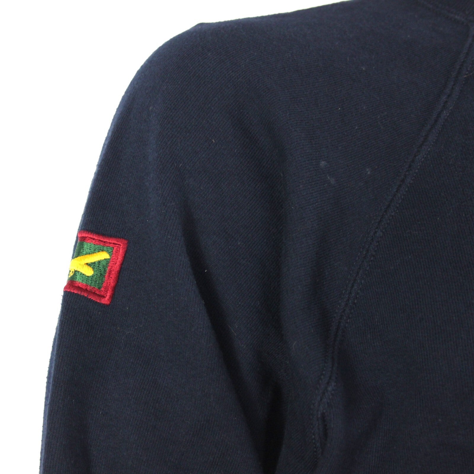 Genuine Surplus British Army Embroidered Sweatshirt Navy Blue Medium (3254)