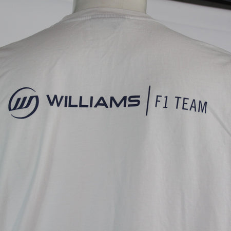 Formula 1 600 Races Official Merchandise T-Shirt White Cotton Grade 2 (3613)