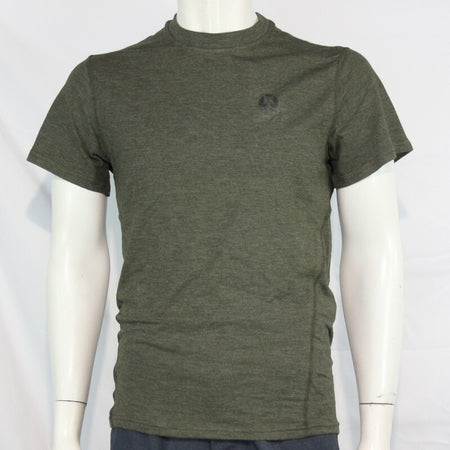 New Genuine Surplus Spanish Military Base Layer Top Short Sleeve Olive (3284)
