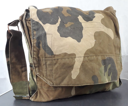 Genuine Surplus Croatian Side Bag Vintage Lightweight Canvas Camo Shoulder 3349