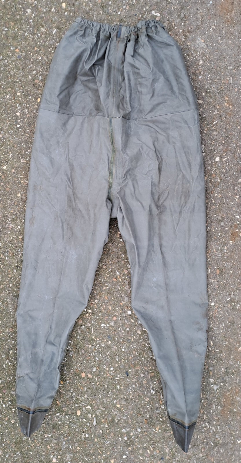 Genuine Surplus French Thick Tough Rubberised Waterproof NBC Over-Trousers (3110
