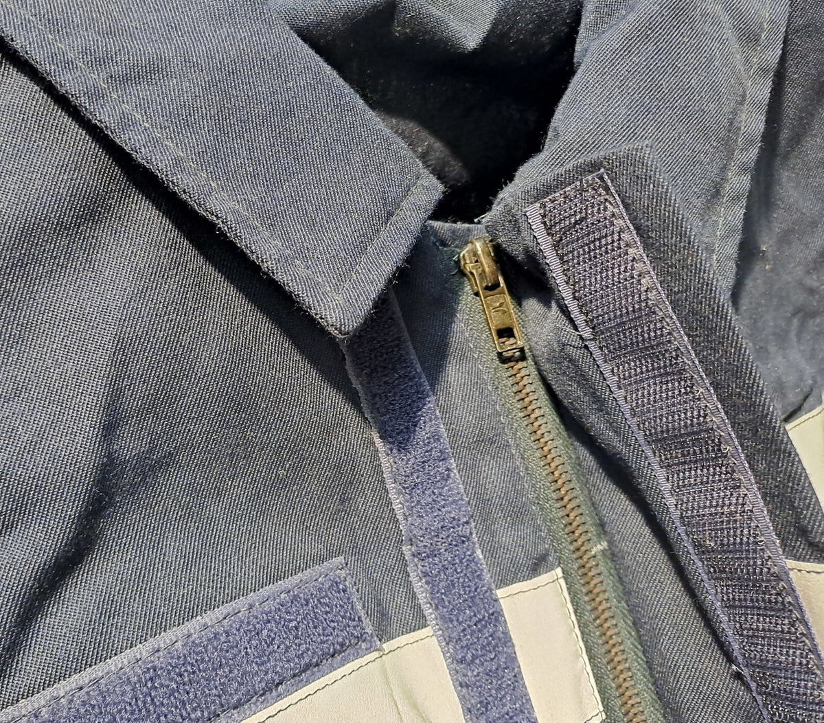 Genuine Surplus French Naval Coverall Overall Reflective Strip 38" Chest (1839)