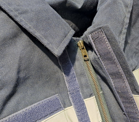 Genuine Surplus French Naval Coverall Overall Reflective Strip 38" Chest (1839)