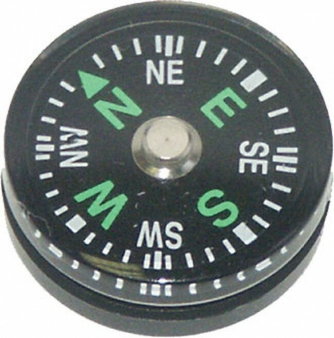 Button Compass Survival Orienteering Walking Mini Emergency