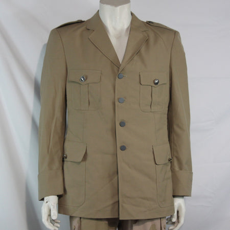 1990's French Army Dress Jacket Genuine Surplus Sand Beige Uniform (4017)
