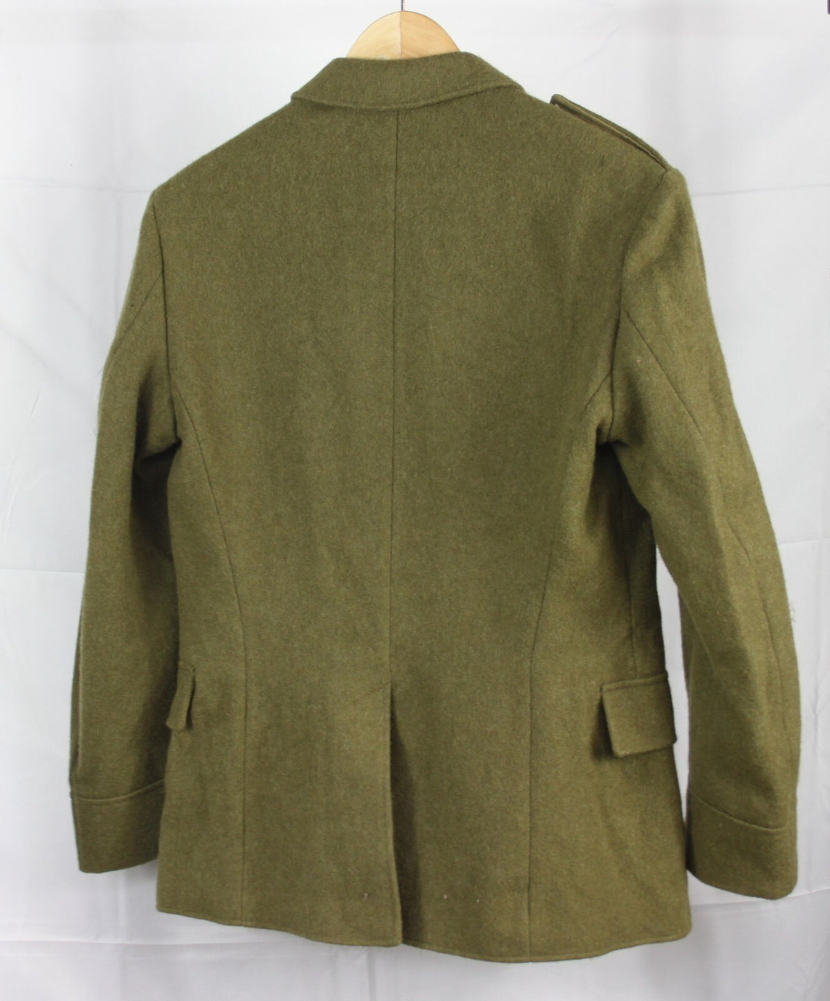 Genuine Surplus Romanian Wool Jacket Ex Army Vintage Small Mens / Womens (3225)