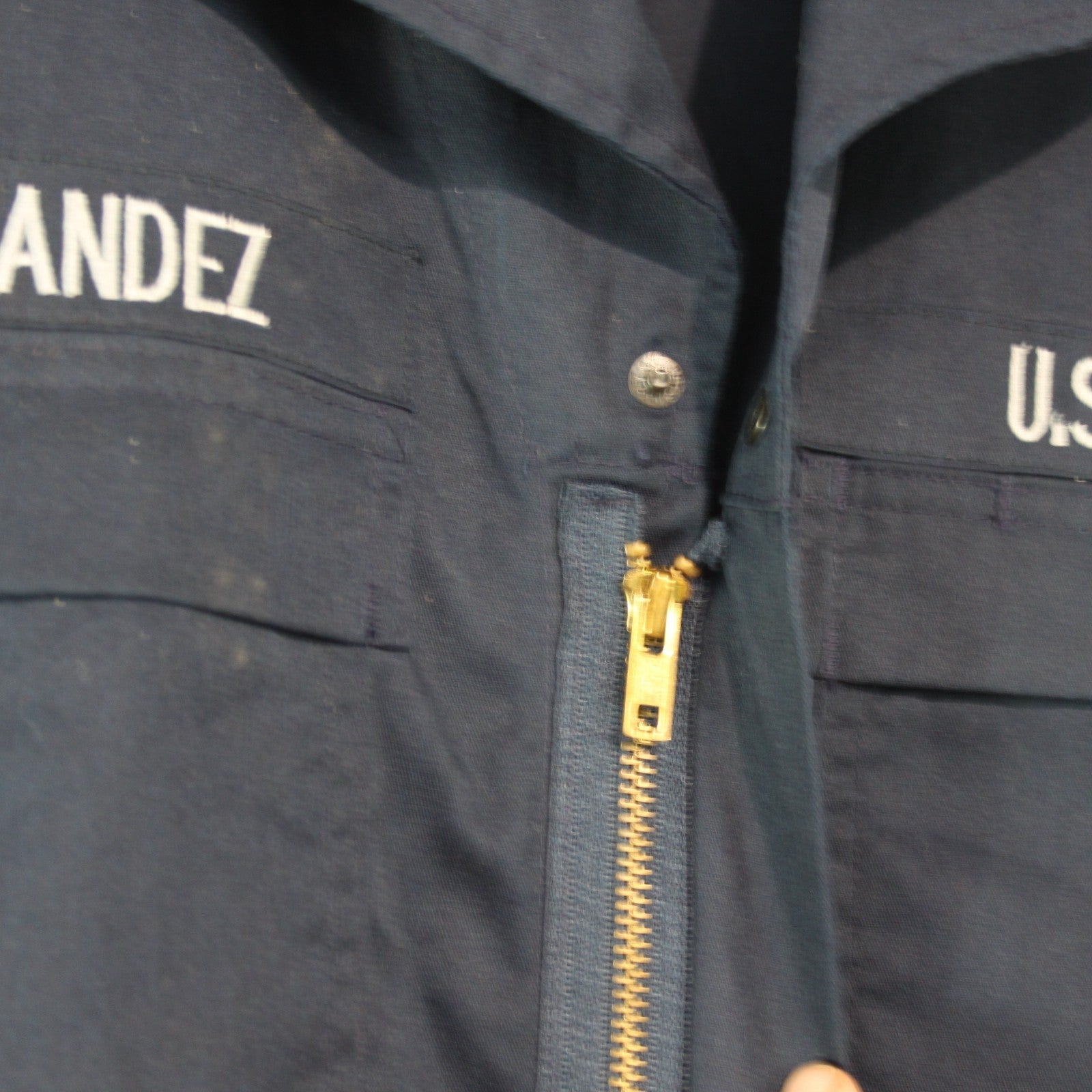 US Navy Military Utility Coverall Overall Genuine Surplus 44" Chest (3521)