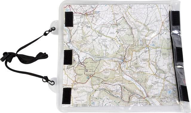 Highlander Roamer Map Case Cover Walking Hiking Black Clear View 