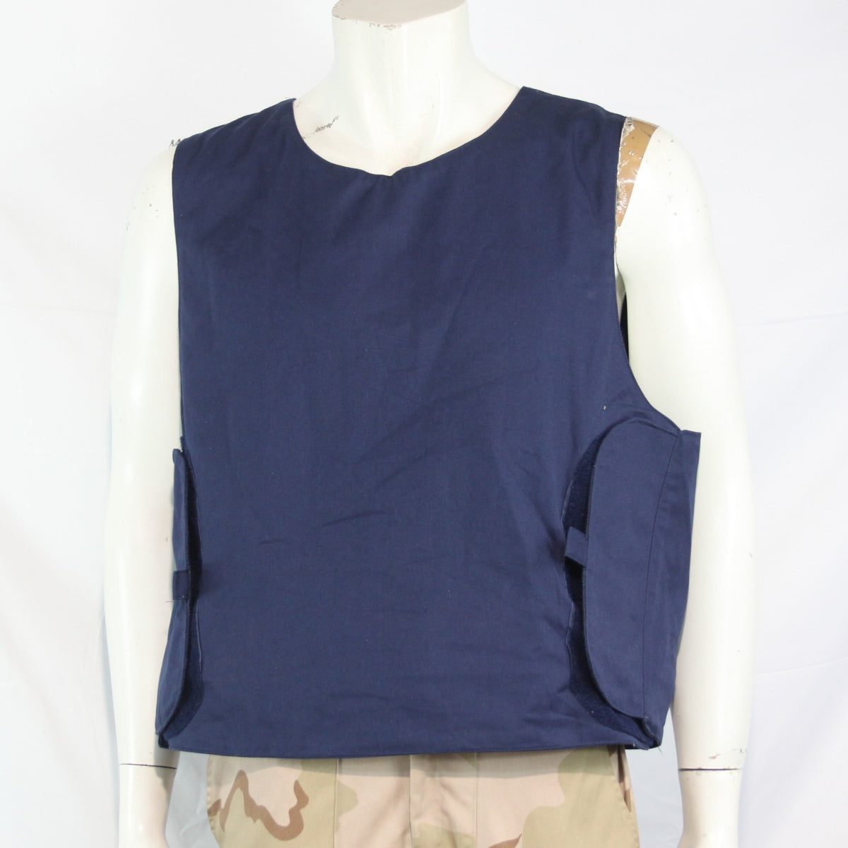 French Military Civilian Body Armour Cover Vest Blue Genuine Surplus L 3974