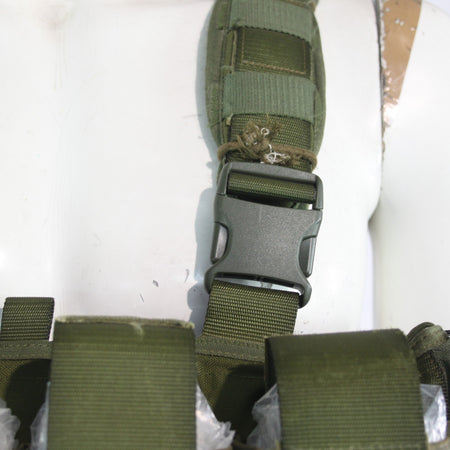Surplus Tasmanian Tiger Chest Rig Action Vest Airsoft Pouches Green 3955