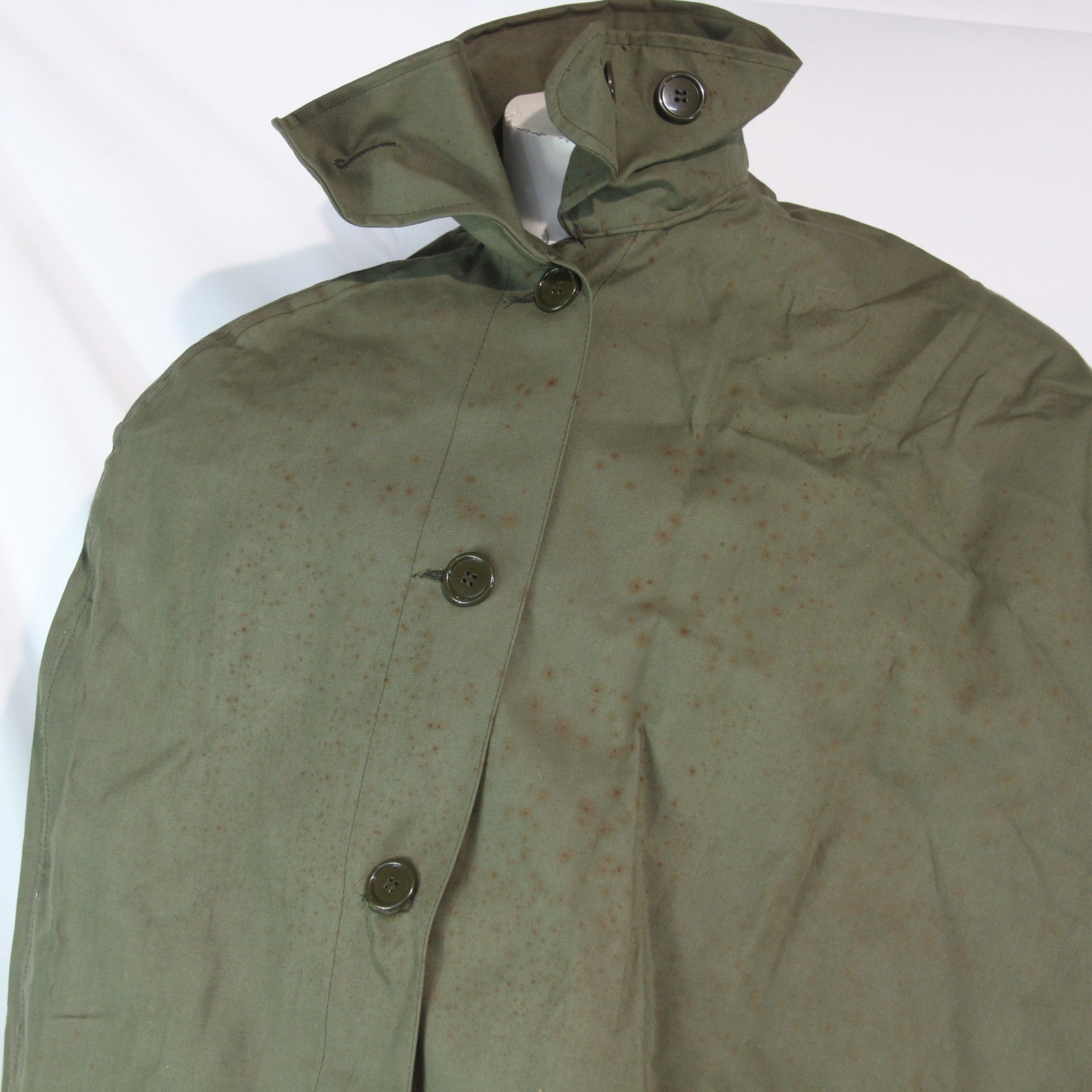 1980's Dutch / Belgian Military Asymetric Sniper Poncho Cloak Cape  (4240)
