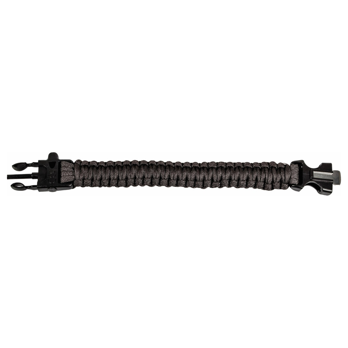 Paracord Bracelet Wristband With Flint & Steel Fire Striker / Starter Survival B
