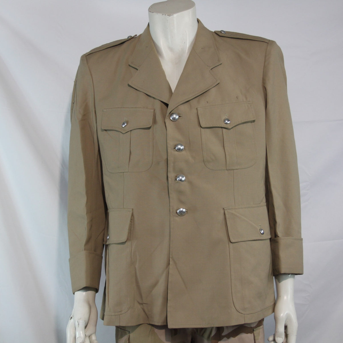 Genuine Surplus French Army Dress Jacket Uniform Smart Sand 40" Chest (3768)