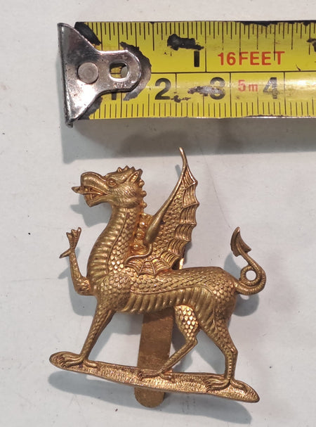 Genuine Surplus British Army Military Cap Badge Monmouth School OTC 2626