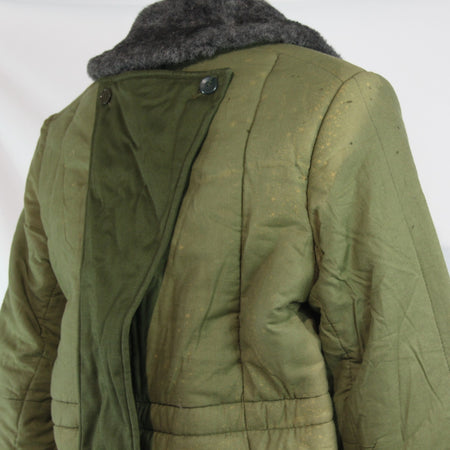 Genuine Surplus Hungarian Army Parka Jacket Liner Padded FFur Collar 36" (3745)