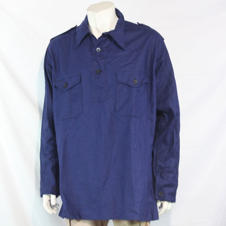 1970's Swedish Vintage Naval Shirt Military Genuine Surplus 46" (4227)