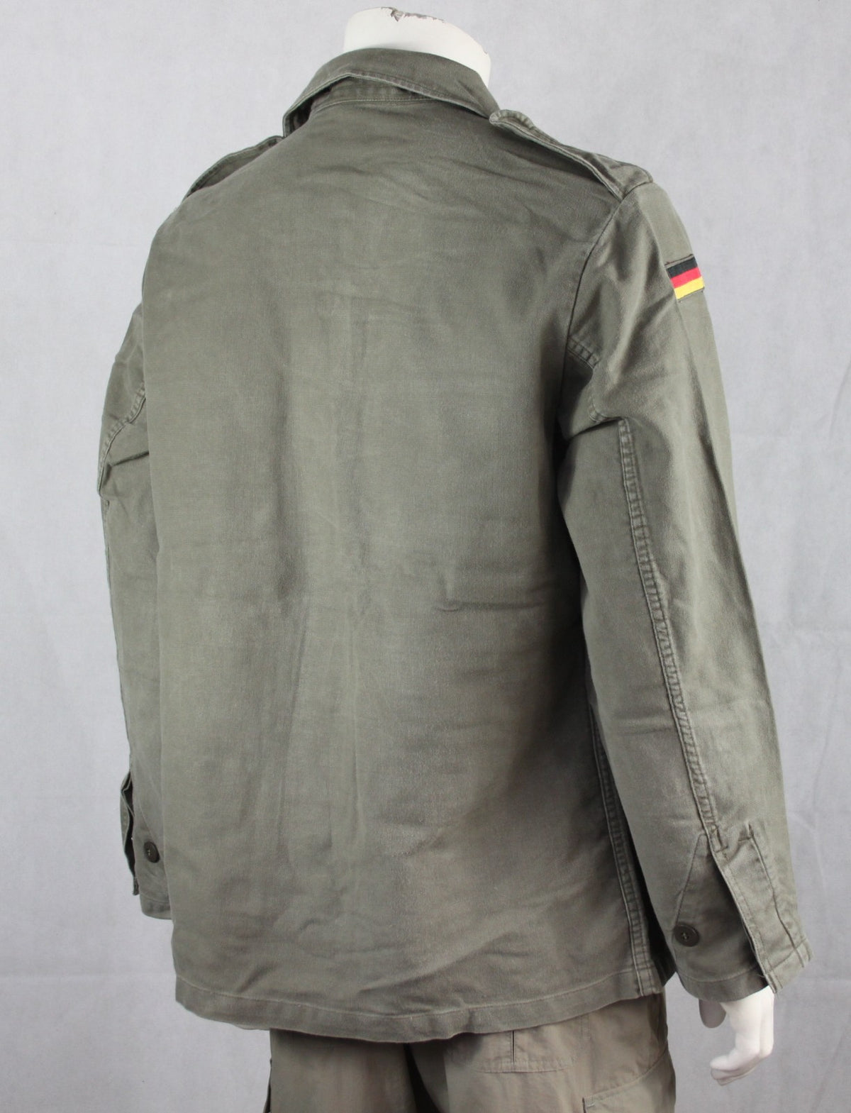 Genuine Surplus German Army Moleskin Shirt Jacket Olive 36-38" Chest
