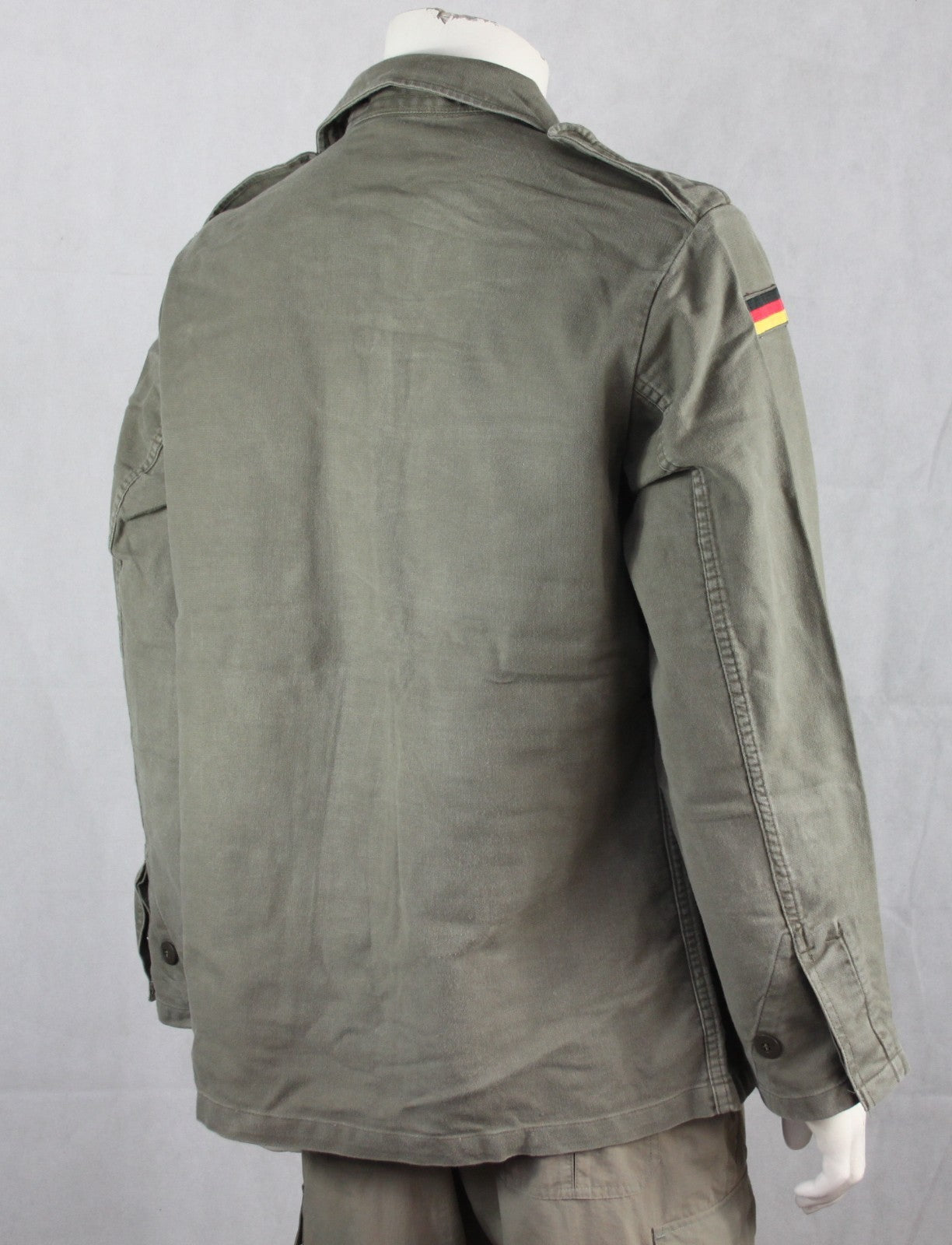 Genuine Surplus German Army Moleskin Shirt Jacket Olive 36-38" Chest