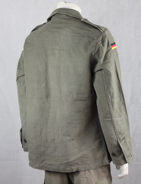 Genuine Surplus German Army Moleskin Shirt Jacket Olive 36-38" Chest