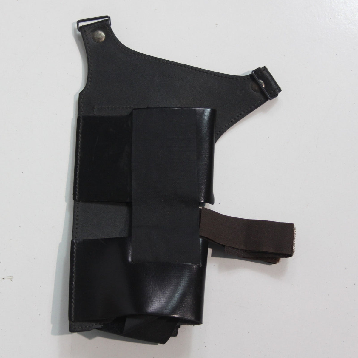 Scorpion Leather Covert Holster Hook and Loop Flat Black (4056)