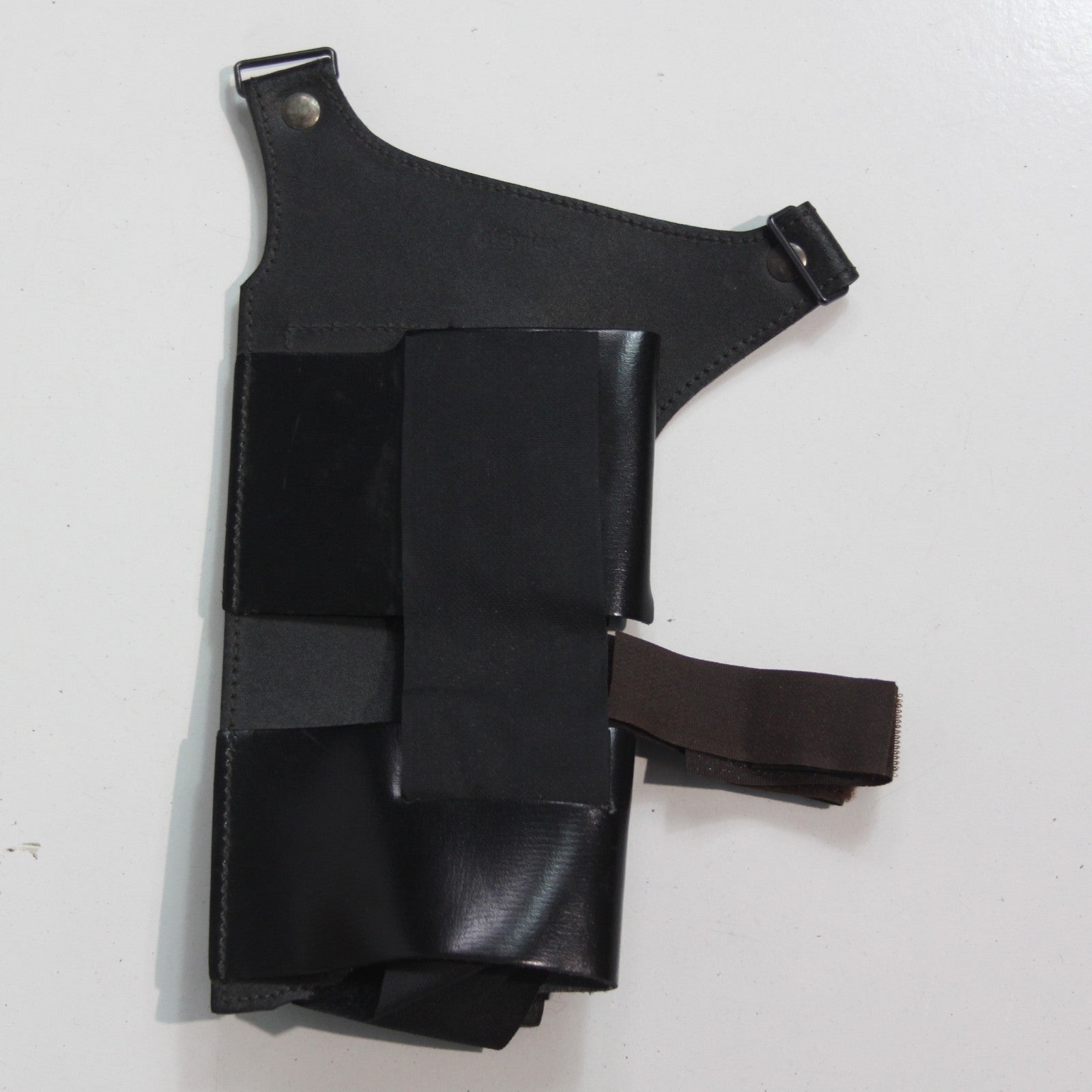 Scorpion Leather Covert Holster Hook and Loop Flat Black (4056)