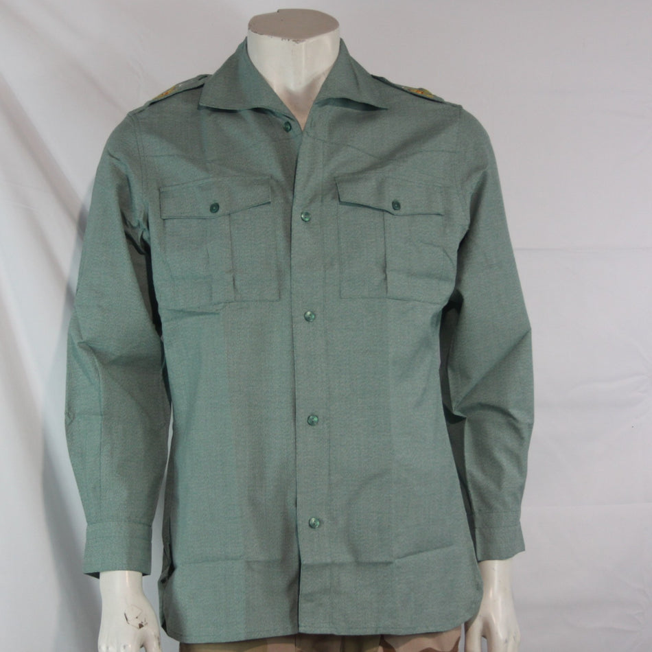 NewGenuine Surplus Spanish Foreign Legion Military Shirt Army Green 36+38"(4124)