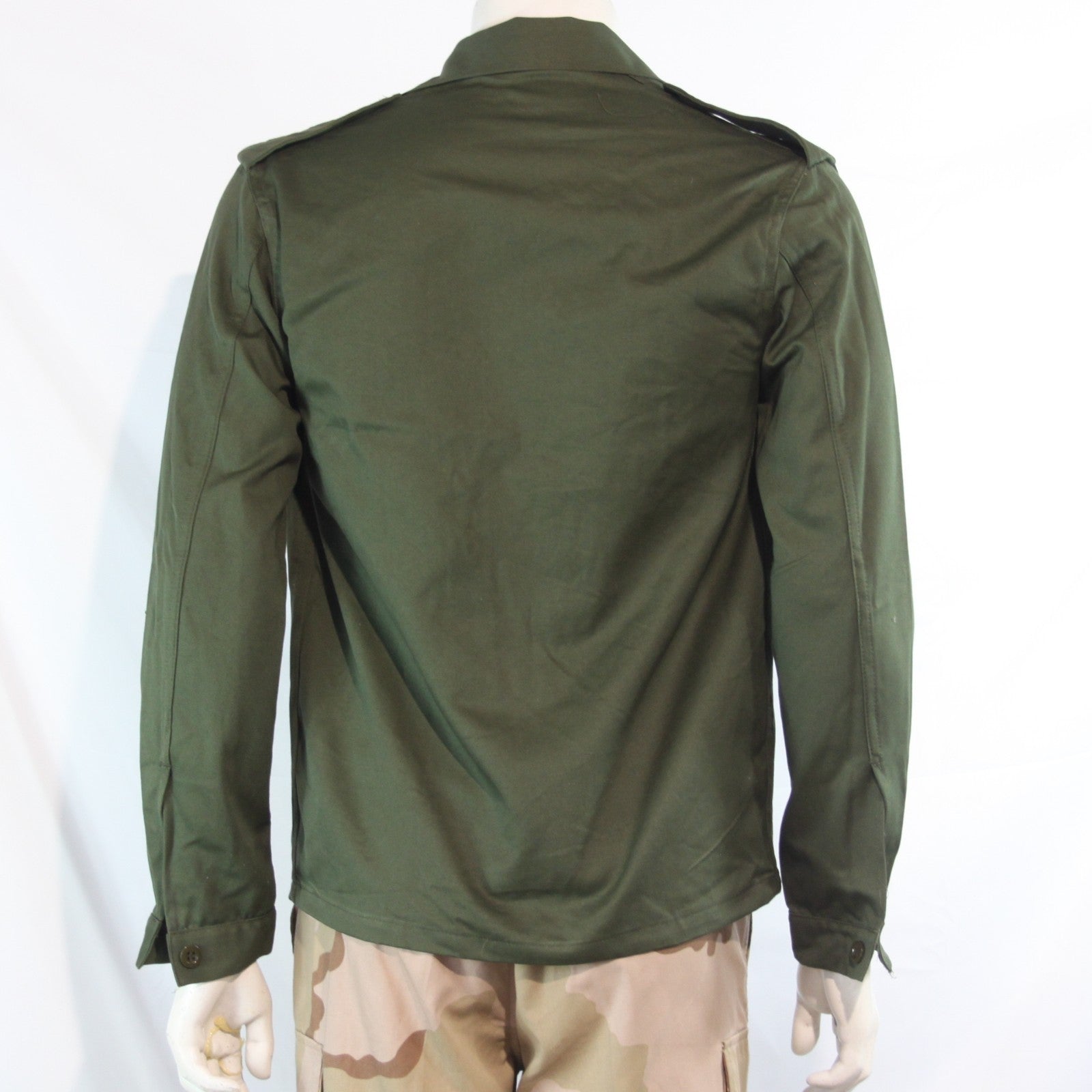 Genuine Surplus Belgian Army Working Dress Shirt Olive (4263)