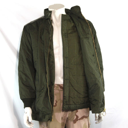 1970's Vintage Italian Army Foul Weather jacket Waterproof Lined 38-40" (4309)