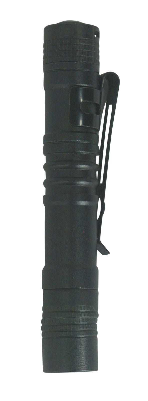 1 LED Pencil Thin Alloy Tactical Covert Torch With Penclip Camping Military