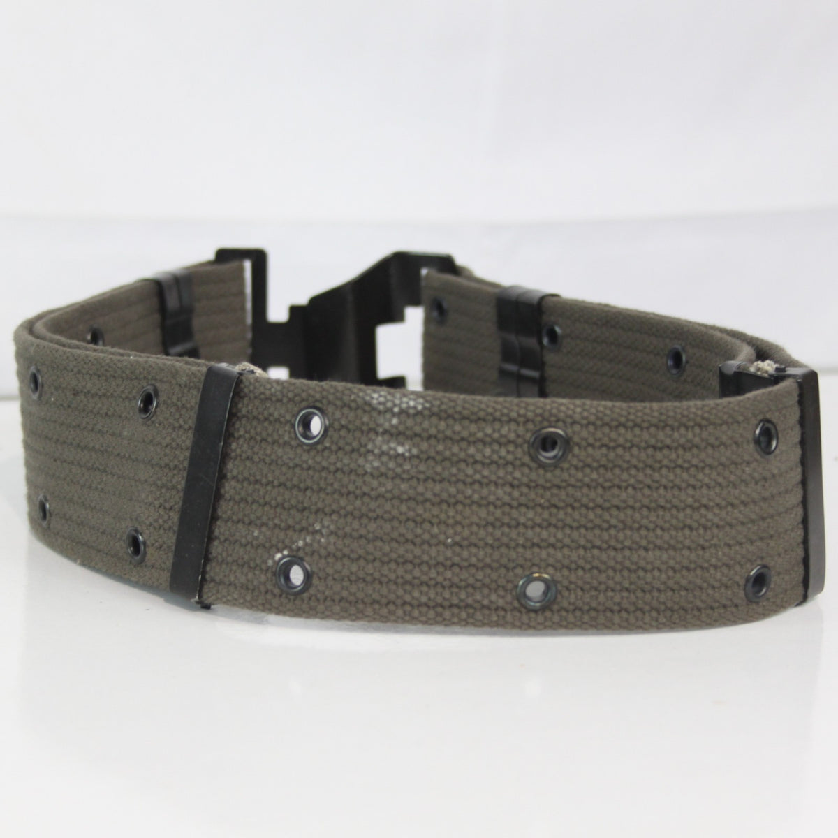 Genuine Surplus Spanish Army Belt 59mm Width Webbing Belt Olive 28-38" (4090)