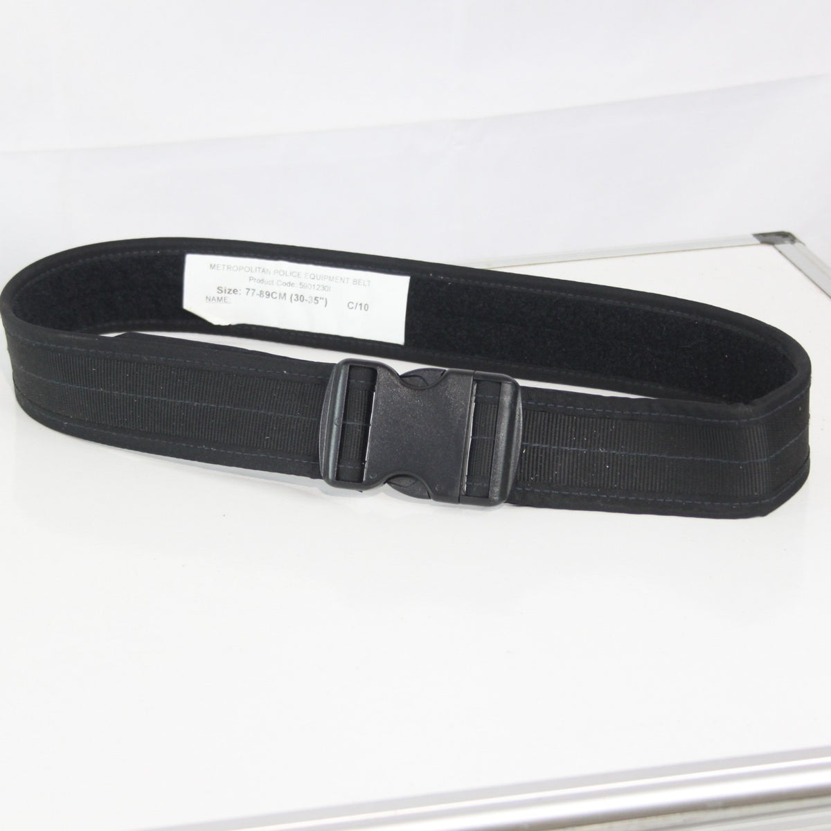 Genuine Surplus British Police Belt Black 50mm 30-34 inch (4092)