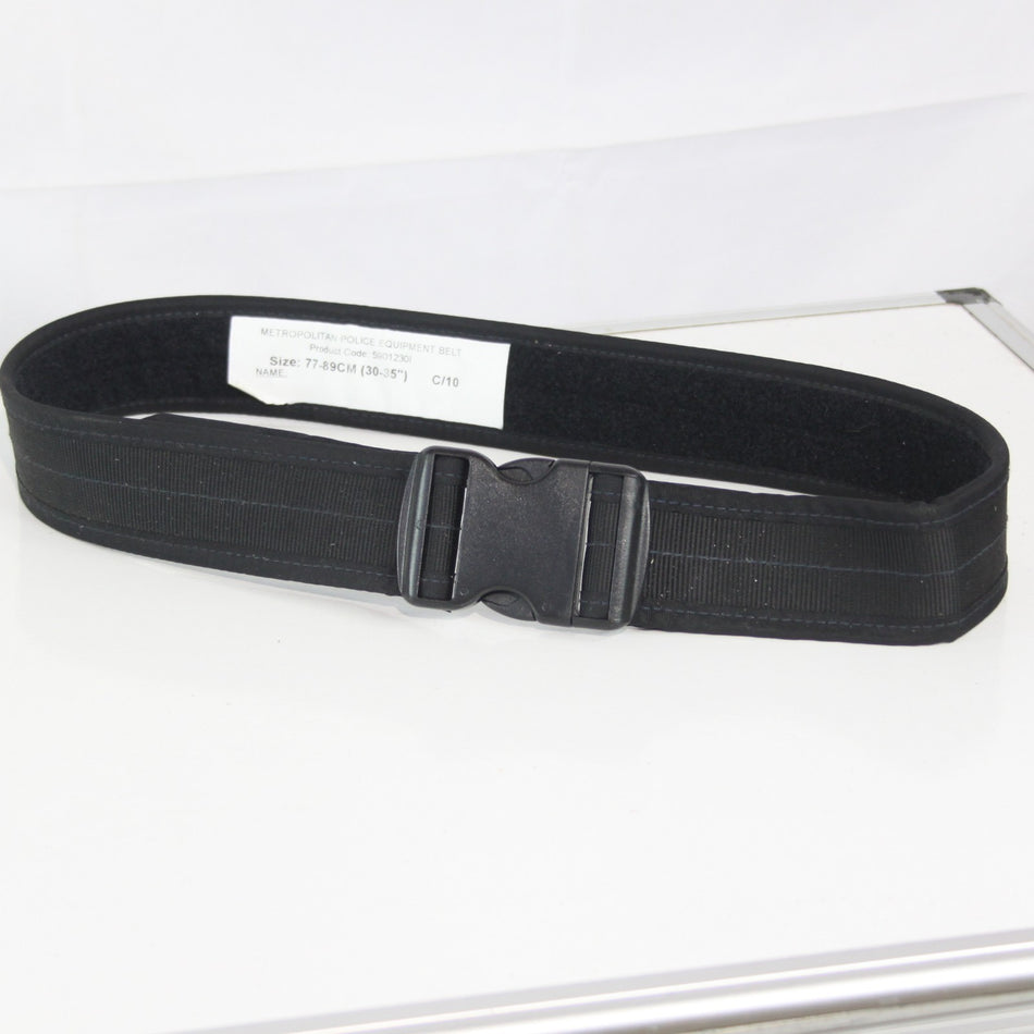 Genuine Surplus British Police Belt Black 50mm 30-34 inch (4092)