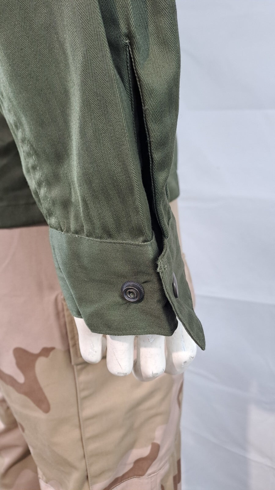 Genuine Surplus French Army Lightweight Combat Jacket Olive Green (3074)