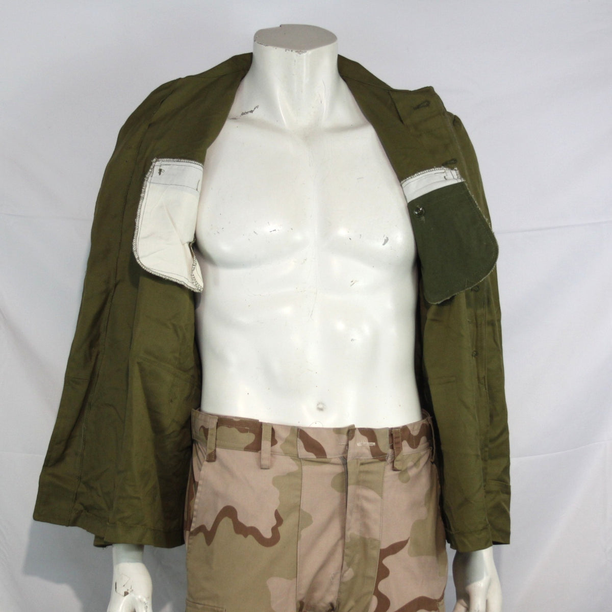 Genuine Surplus East European Army Combat Jacket Khaki Green 30-32" (3340)