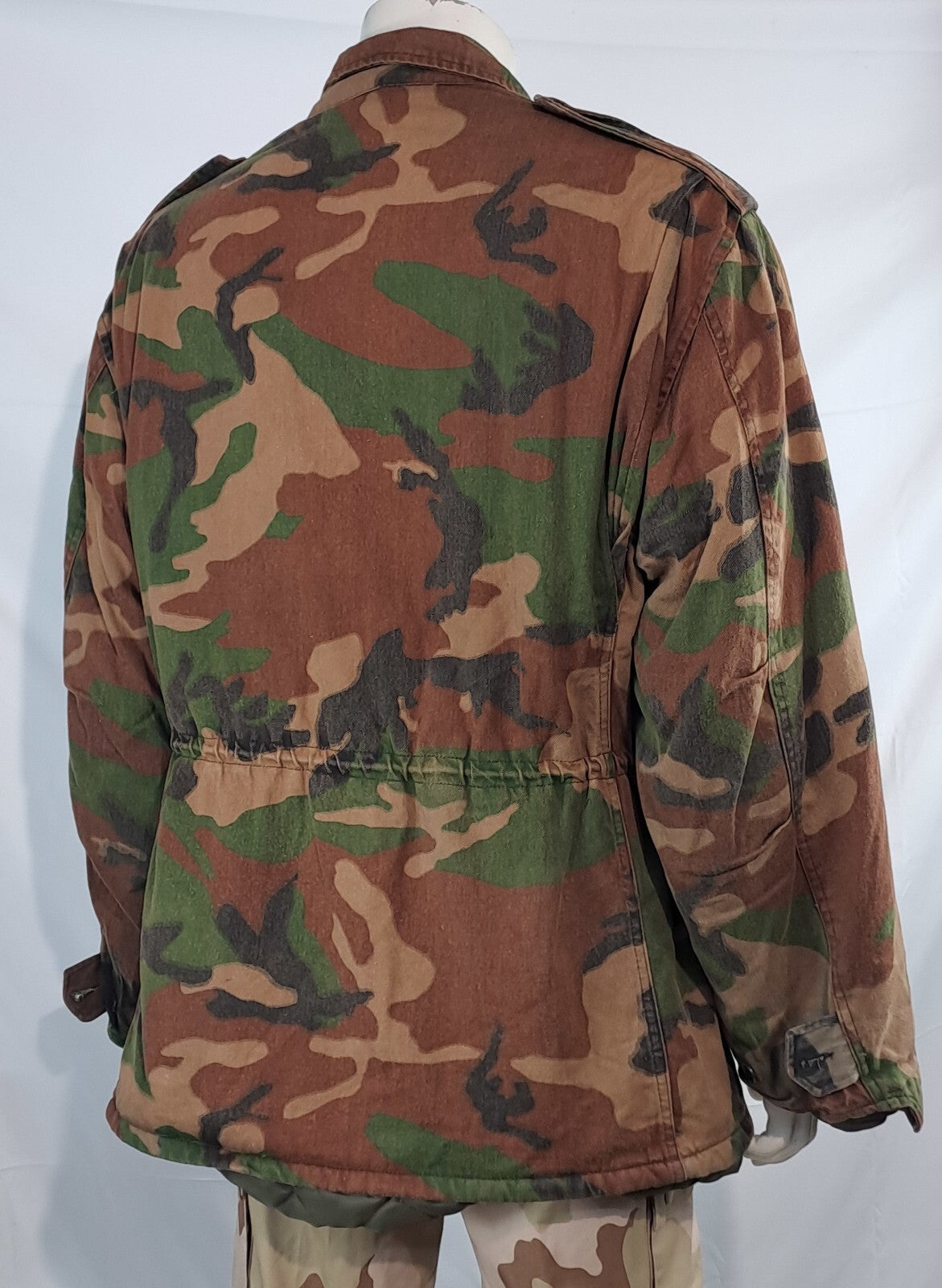 M65 Padded Jacket Genuine Surplus Croatian Police Woodland Camouflage 44-46 2380