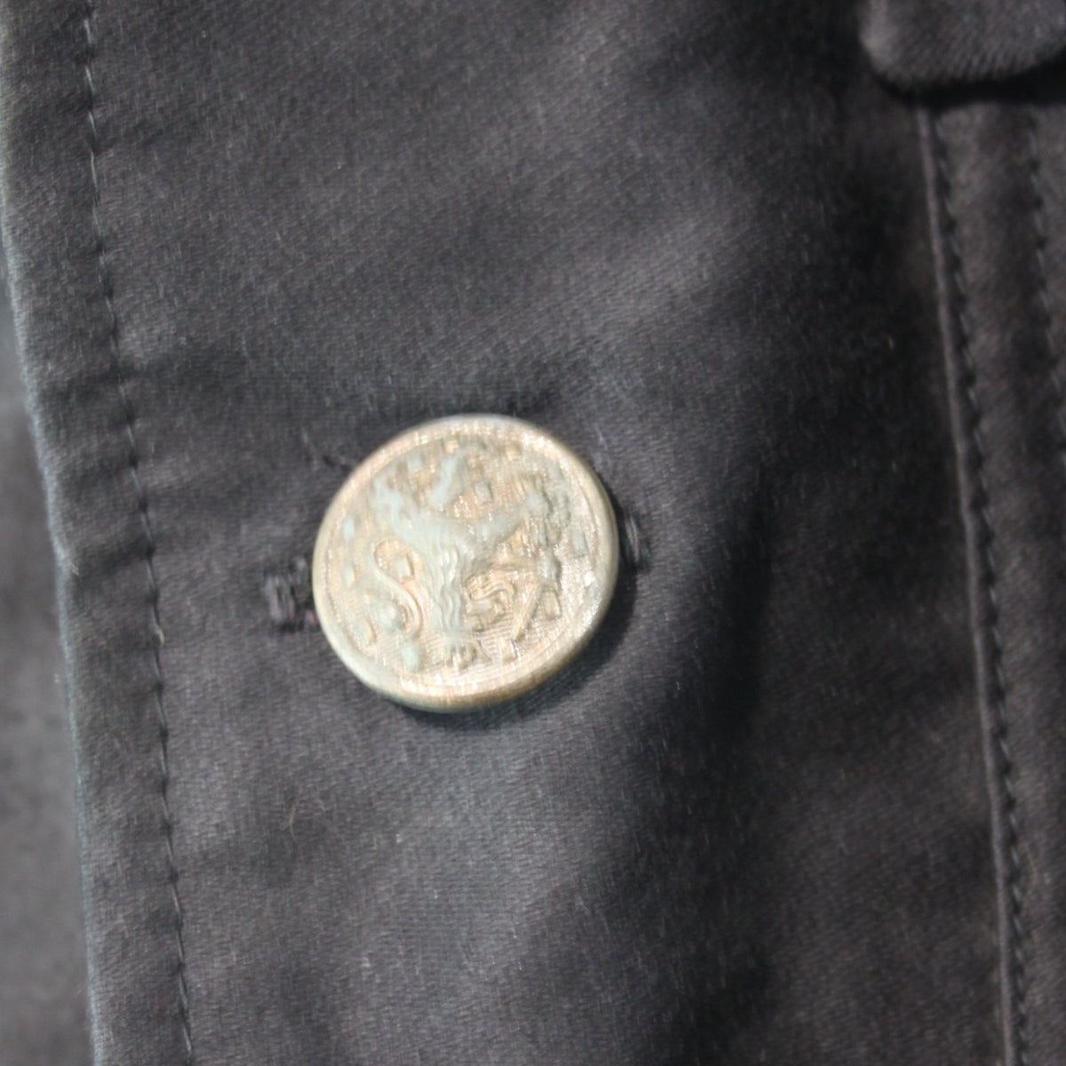 Vintage Dutch Coverall Black 40-42" Chest Genuine Surplus Belted (4169)