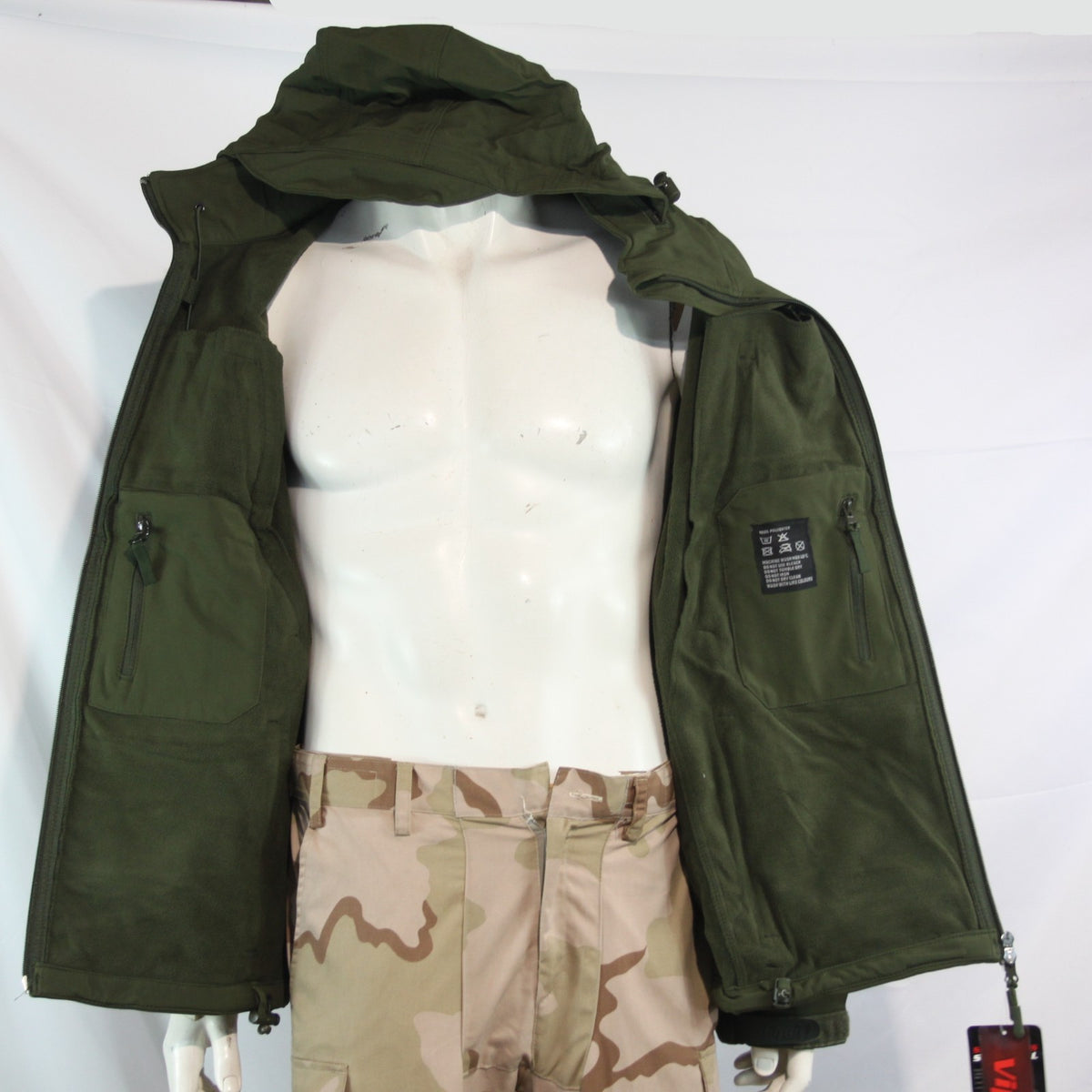 Viper Special Ops Softshell Olive Green Tactical Midweight Jacket (3749)