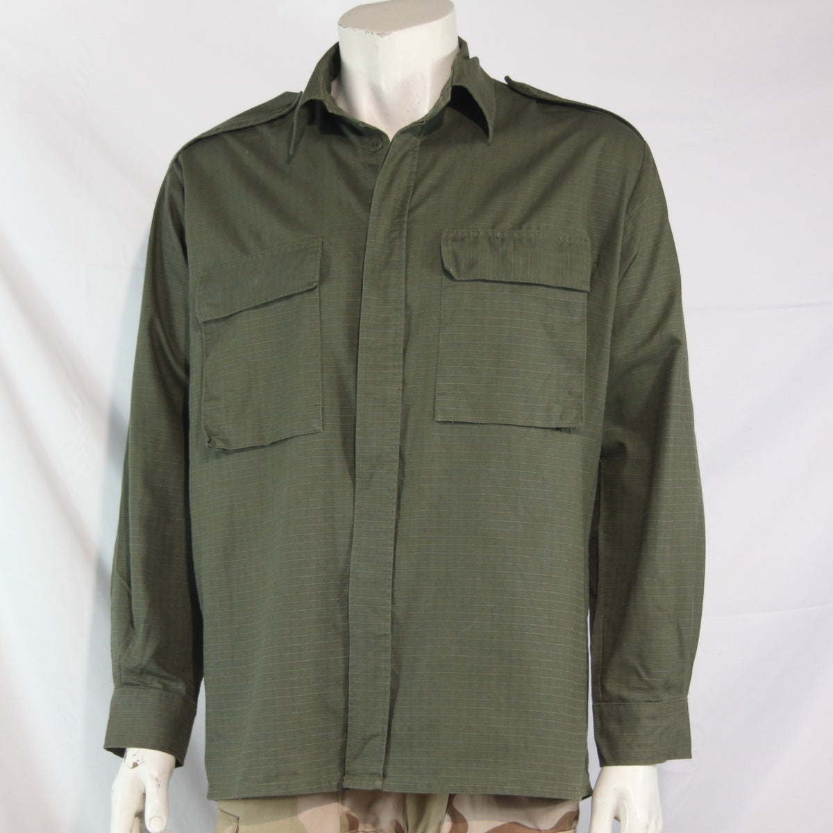 Croatian Army Shirt Genuine Surplus Ripstop Olive Green  Military (4103)