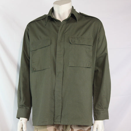 Croatian Army Shirt Genuine Surplus Ripstop Olive Green  Military (4103)